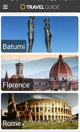 Travel Guide App screenshot 1