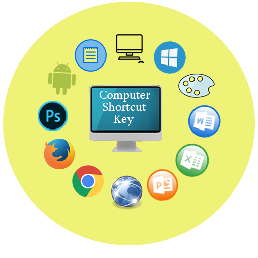 Computer Shortcut Key - Keyboard Shortcut Offline icon
