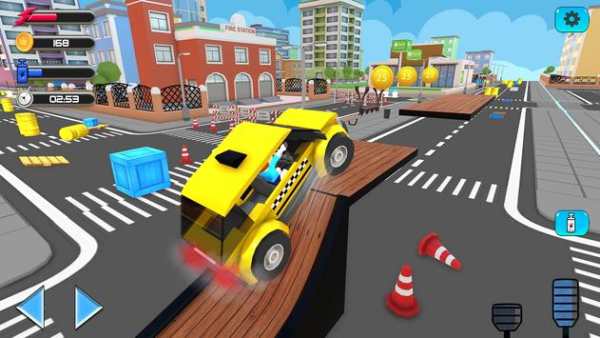 Cartoon City Stunts Car Driving Games screenshot 1