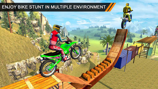 New Bike Stunt Race 3D : Top Motorcycle Games 3 تصوير الشاشة