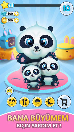 Pu - Sevimli Panda ayı evcil hayvan bakım oyunları screenshot 2