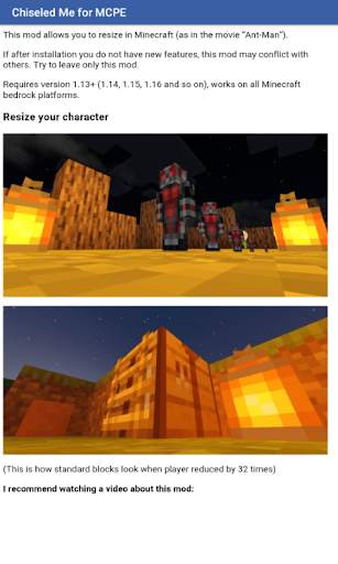 Addon Chiseled Me for Minecraft PE screenshot 1