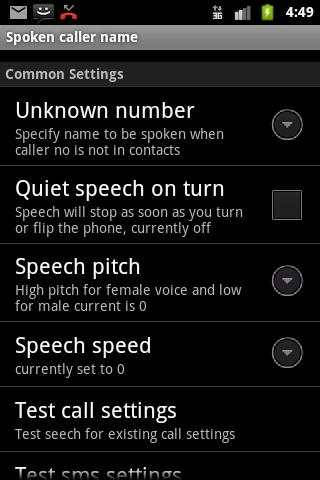 Talking SMS and Caller ID Free screenshot 3