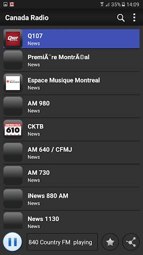 Radio Canada screenshot 3