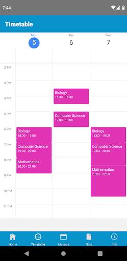 Study Timetable: Daily Routine screenshot 2