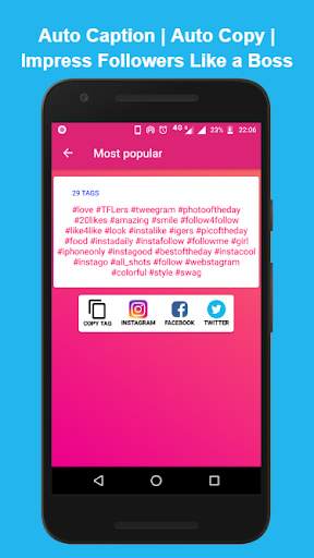 HashTags for Instagram Faceboo screenshot 2
