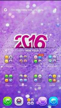 New Year 2016 eTheme Launcher screenshot 5