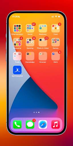 Launcher ios 15 screenshot 5