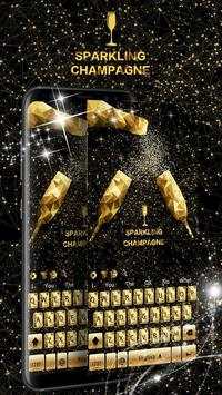 Goldene Champagner-Tastatur screenshot 1
