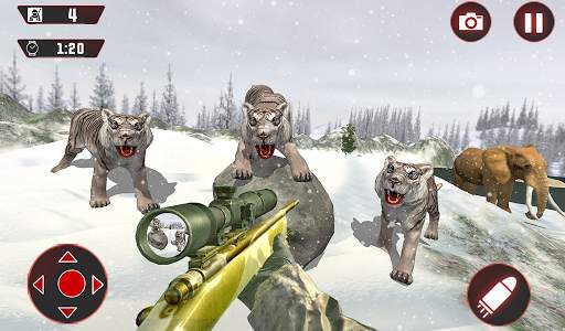 Angry Tiger Hunter : Crazy Mountain shooter screenshot 8
