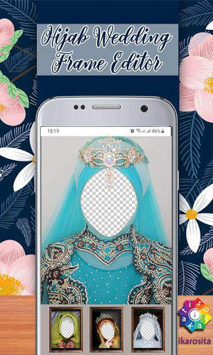 Hijab Wedding Frame Editor screenshot 3