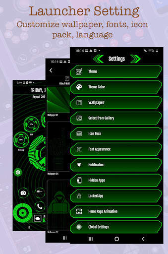 Hi-tech Themer Launcher 2022 screenshot 6