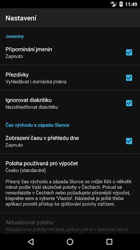 Kalendář CZ screenshot 8