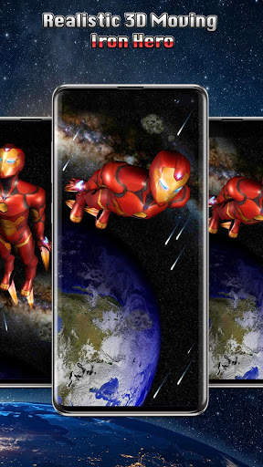 3D Iron Hero Live Wallpaper screenshot 3