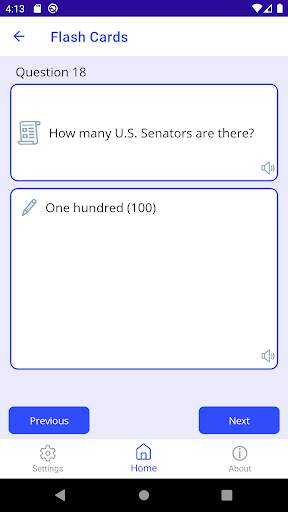 US Citizenship Test App 2022 скриншот 2