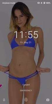 Hot Girl In Blue Bikini Video Wallpaper screenshot 4