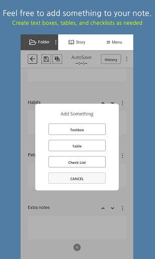 FolderStory - Write novel, Create World screenshot 6