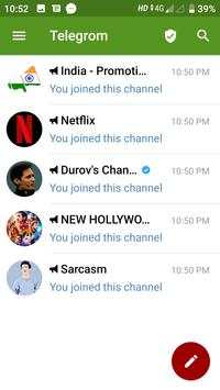 Telegrom Messenger screenshot 2