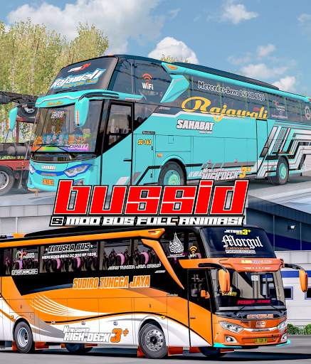 Bussid 5 Mod Bus Full Animasi screenshot 1