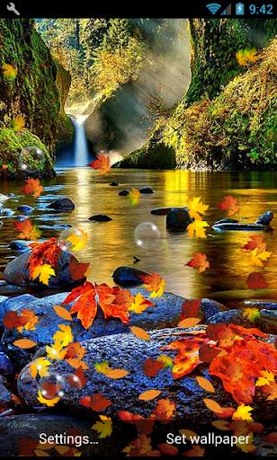 Autumn Live Wallpaper Free screenshot 3