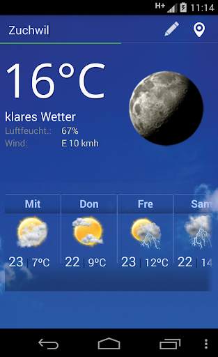 Wetter Schweiz screenshot 3