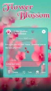 Flower Blossom SMS Theme screenshot 1