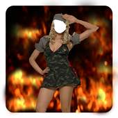 Woman Army Photo Suit 1.0