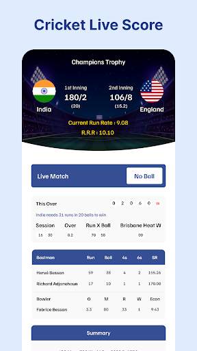 Cricket Live Line - Live Score screenshot 2