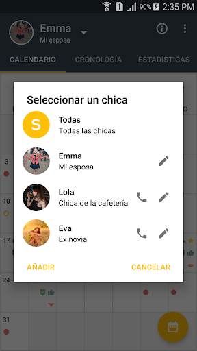Calendario de hombres  Sex App screenshot 2