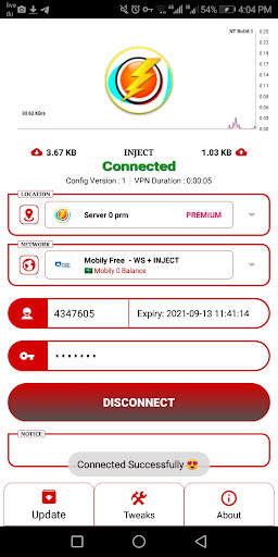 Yellow Net VPN screenshot 1
