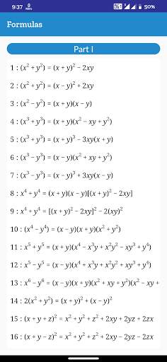 Math Formula Pro - Algebra, Geometry, Trigonometry скриншот 5
