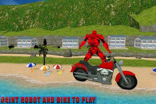 Moto Robot : Angry Shark screenshot 3