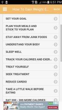 How To Gain Weight Easy and Fast Tips in English screenshot 2