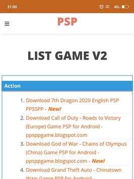 Games PSP Terbaru screenshot 3