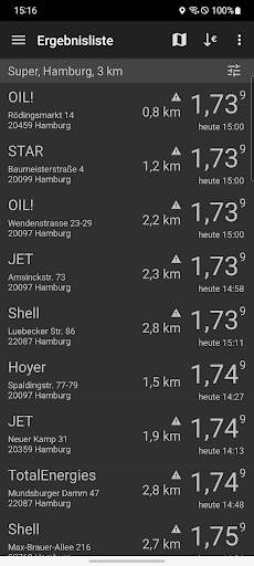 Benzinpreis-Blitz - Tanken App screenshot 7