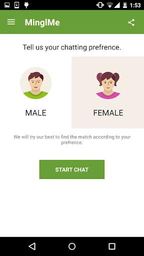 MinglMe-Chat with strangers. screenshot 4