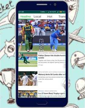 Cricket T V - live cricket score and Guide Tv screenshot 3