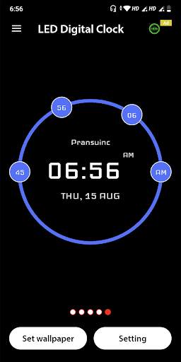 LED Digital Clock स्क्रीनशॉट 5