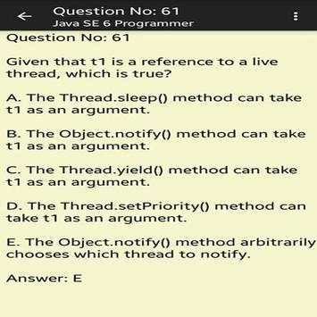 OCP Java SE 6 Exam (1z0-851) screenshot 6