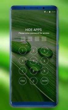 Theme for Nokia X Phone Mi 8 Pro green water drop 3 تصوير الشاشة