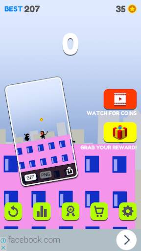 Ninja On The Roof screenshot 6