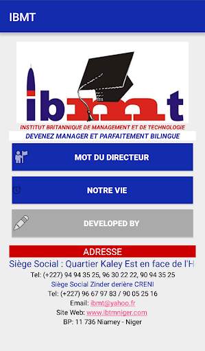 Ibmt-Niger screenshot 2