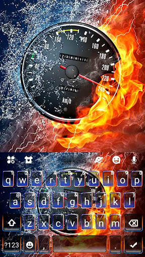 Fast Furious Speed Tema Papan Kekunci screenshot 5