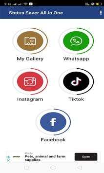 All In One Status Saver whatapp facebook insta screenshot 1