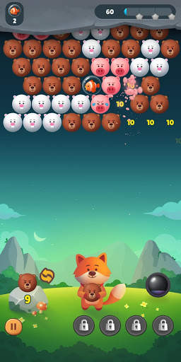 Fox Bubble Shooter - Bubble Game screenshot 1