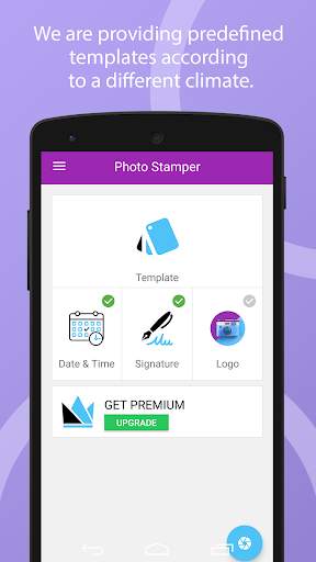 Auto Photo Stamper : Date & Time, Logo, Signature screenshot 1