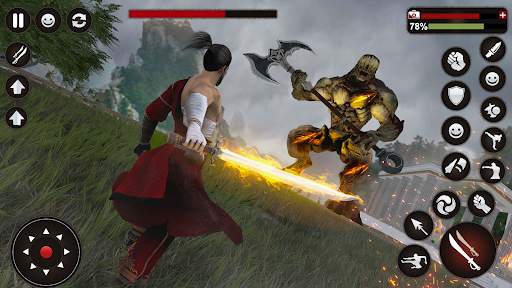 Sword Fighting - Samurai Games screenshot 2
