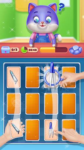 cute pet clinic with mini game स्क्रीनशॉट 2