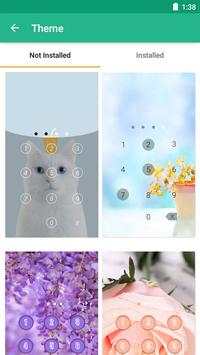 Green Applock Theme White screenshot 4