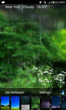weather live wallpaper screenshot 1